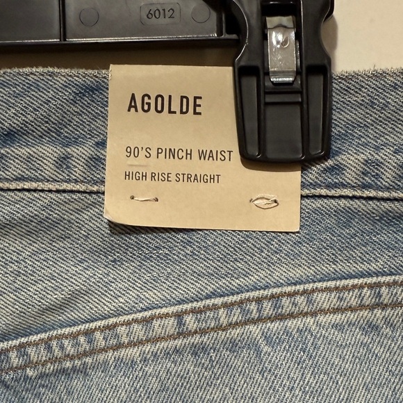 New AGOLDE 90'S Pinch Waist High Rise Straight Sz 30 In Infinite Capsule Staple - Picture 5 of 13